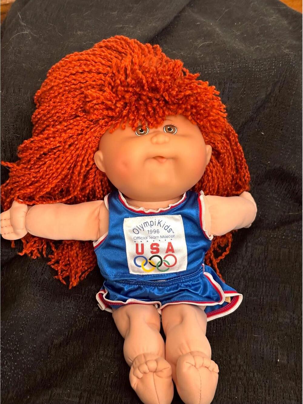 Cabbage Patch Kids Olympikids Girl Doll Red Hair 1996 Mint Condition